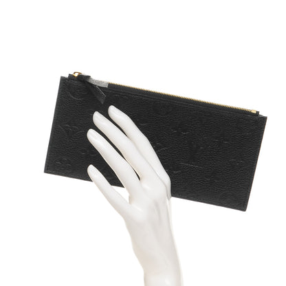 Louis Vuitton Empreinte Felicie Chain Wallet Zippered Insert Black 2 of 6