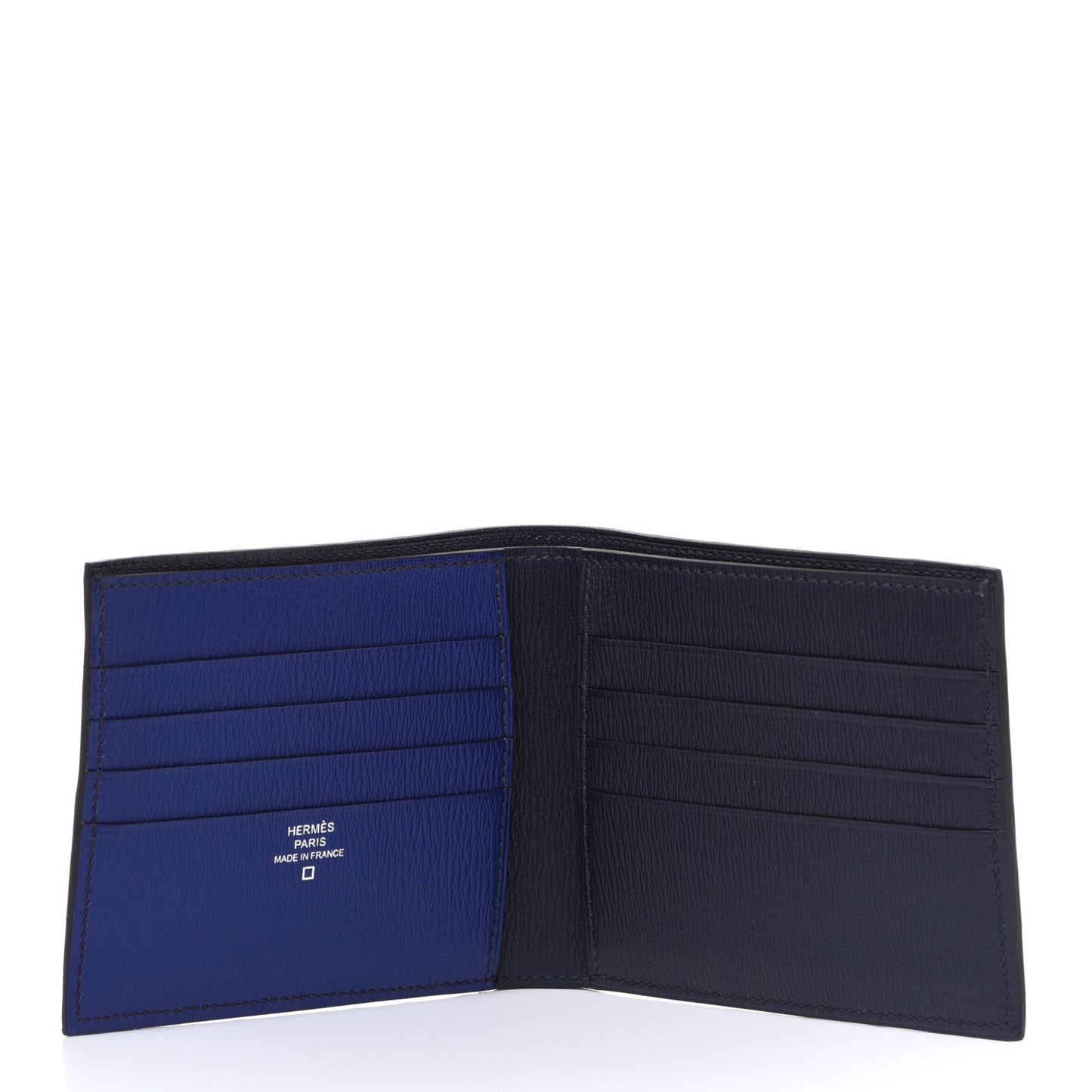 Matte Alligator Colorblock MC2 Copernic Compact Wallet Bleu Encre Bleu Electrique