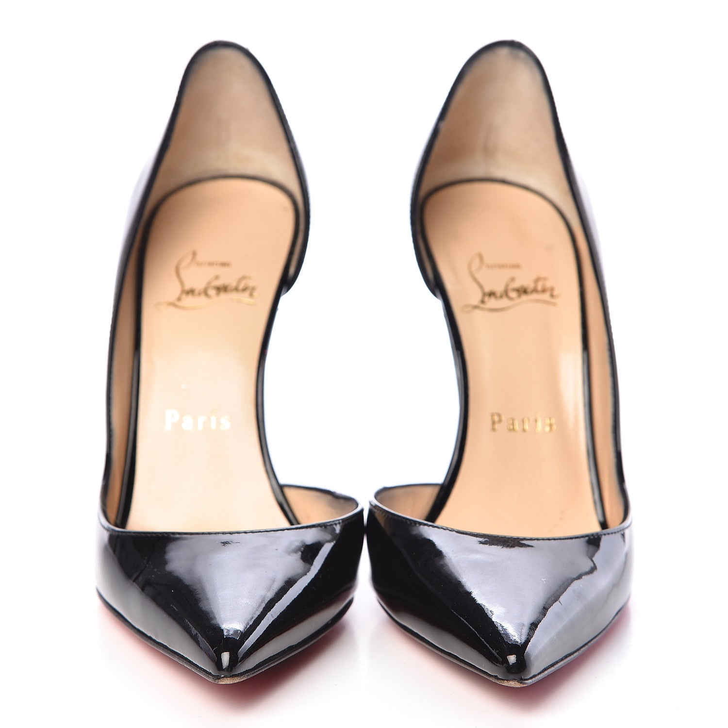 Christian Louboutin Patent Iriza 100 Pumps 36.5 Black 2 of 11
