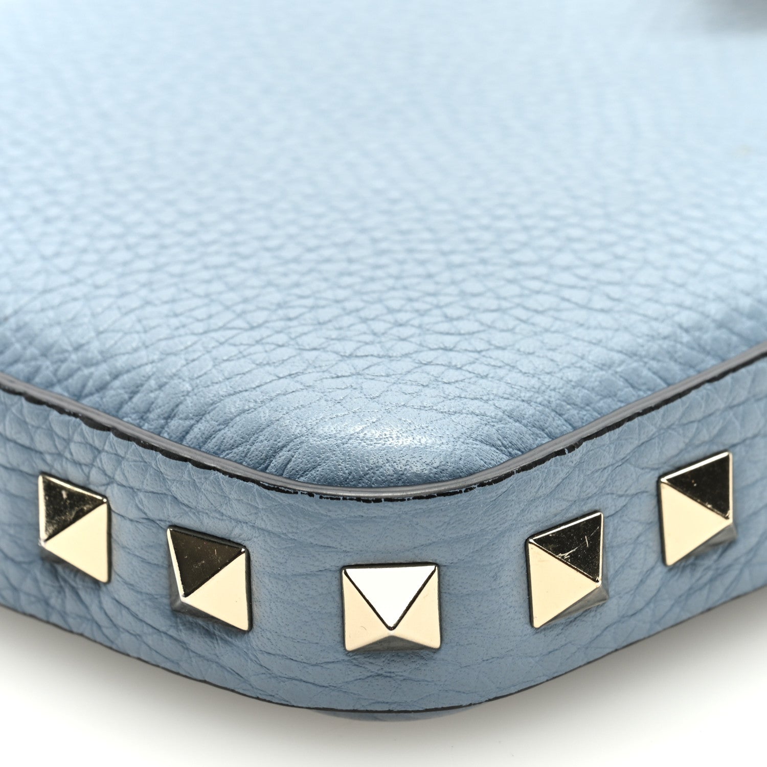 Valentino Garavani Grained Calfskin Rockstud Crossbody Phone Case Niagara 8 of 8