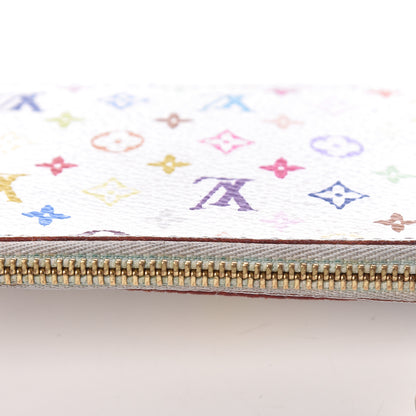 Louis Vuitton Monogram Multicolor Key Pouch White Litchi 9 of 16