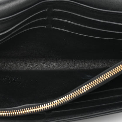 Valentino Garavani Vitello Rockstud Flap Wallet on Chain Black 7 of 27