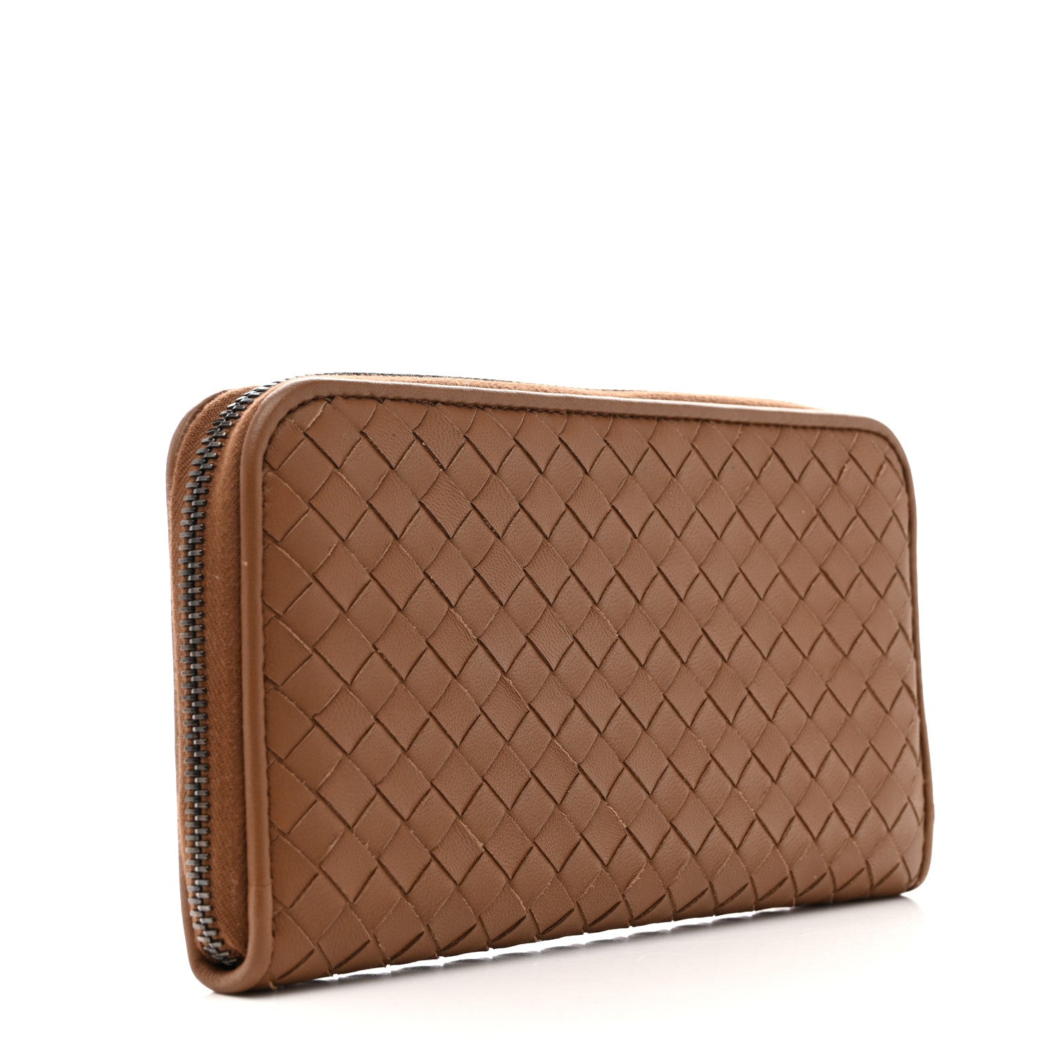 Bottega Veneta Nappa Intrecciato Zip Around Wallet Edoardo 3 of 8