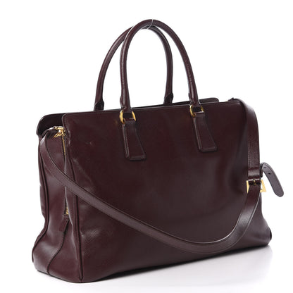 Prada Saffiano Lux Large Tote Granato 2 of 10