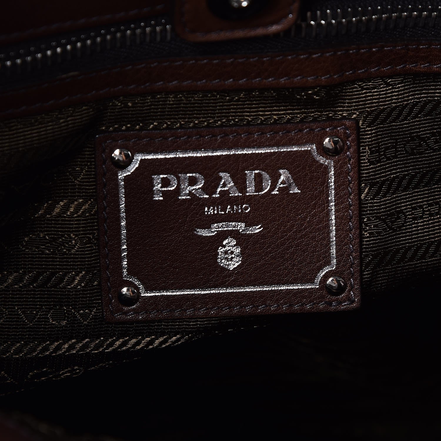 Prada Soft Calf Pleated Hobo Nocciolo 6 of 9