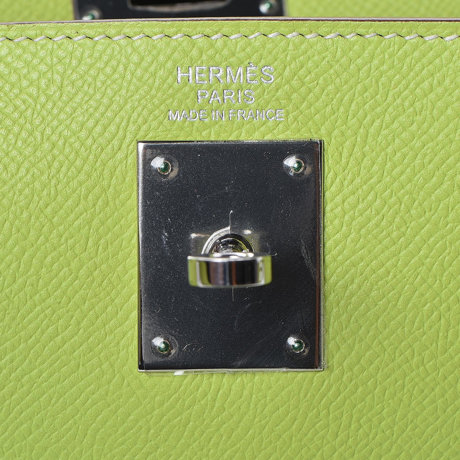 Hermes Epsom Candy Kelly Retourne 32 Kiwi Lichen 25 of 39