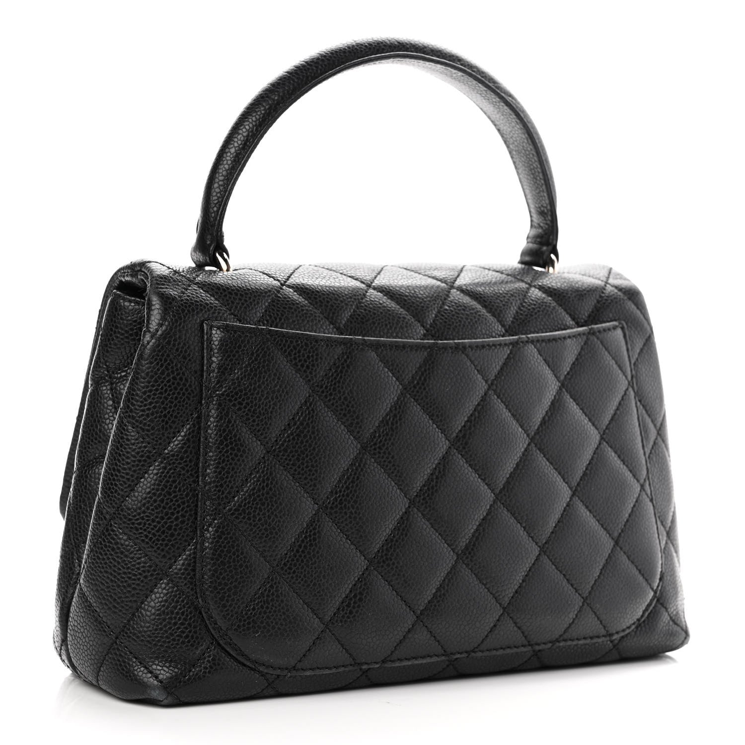 Chanel Caviar Quilted Medium Kelly Flap Bag Black 3 of 14