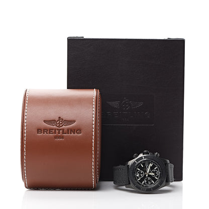 Breitling Black Steel Nylon 44mm SuperOcean II Chronograph Automatic Watch Black M13341 6 of 6