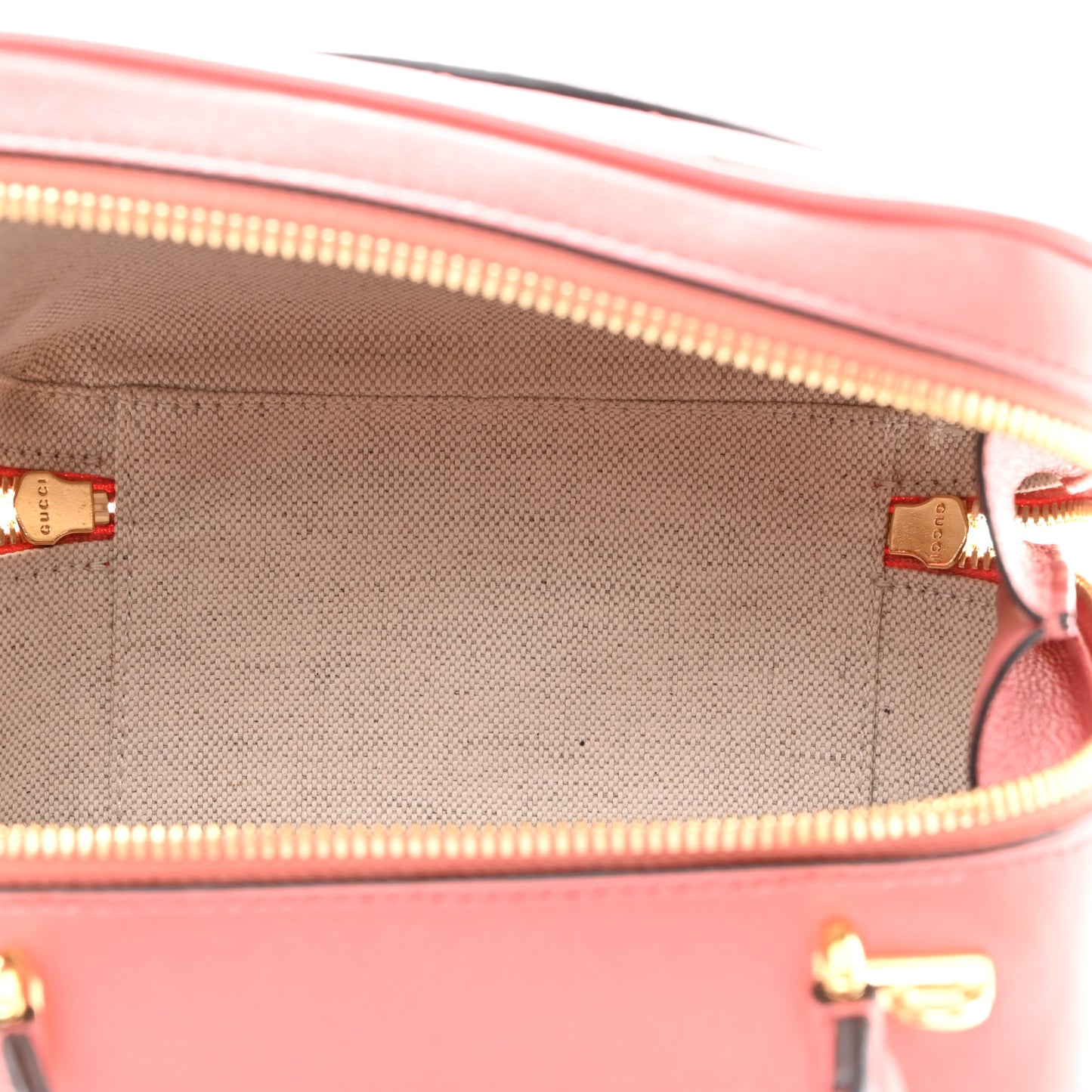 Sakai Be Green Calfskin Diagonal Stitched Blondie Top Handle Bag Pink