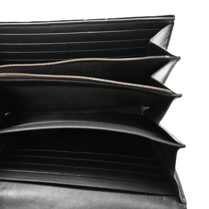 Gucci Velvet Matelasse GG Marmont Chain Wallet Black 5 of 11
