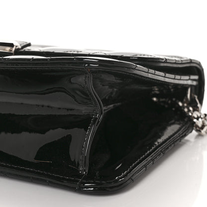 Christian Dior Patent Cannage Miss Dior Promenade Pouch Black 7 of 9
