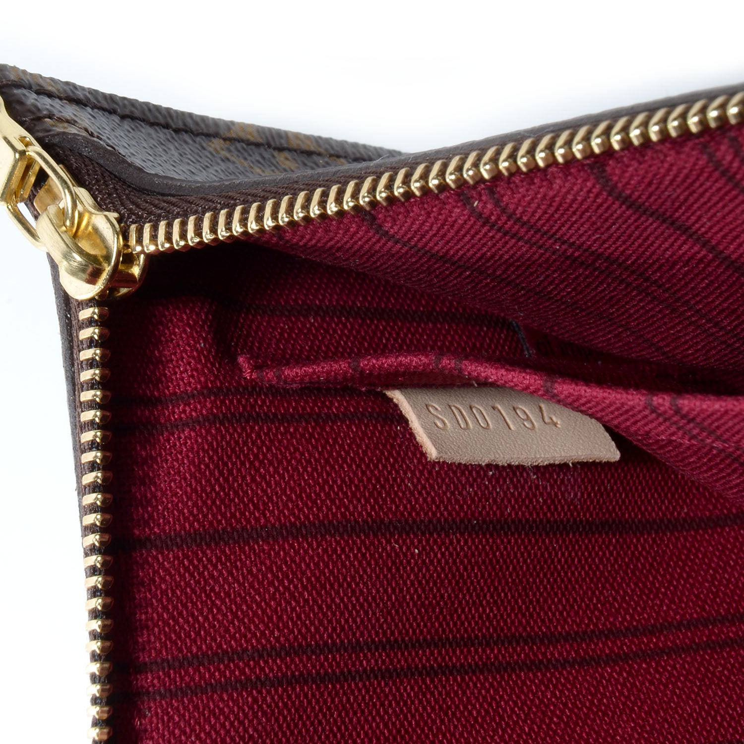 Louis Vuitton Monogram Neverfull MM GM Pochette Fuchsia 7 of 7
