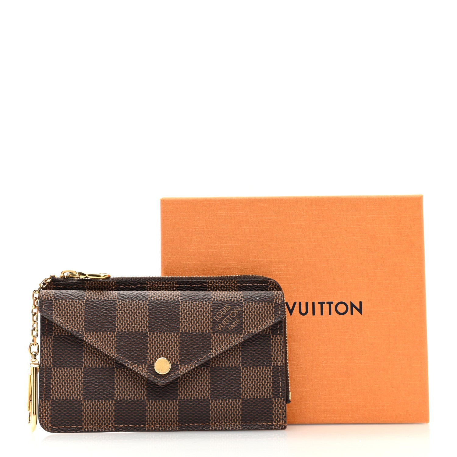 Louis Vuitton Damier Ebene Recto Verso Card Holder Rose Ballerine 7 of 7