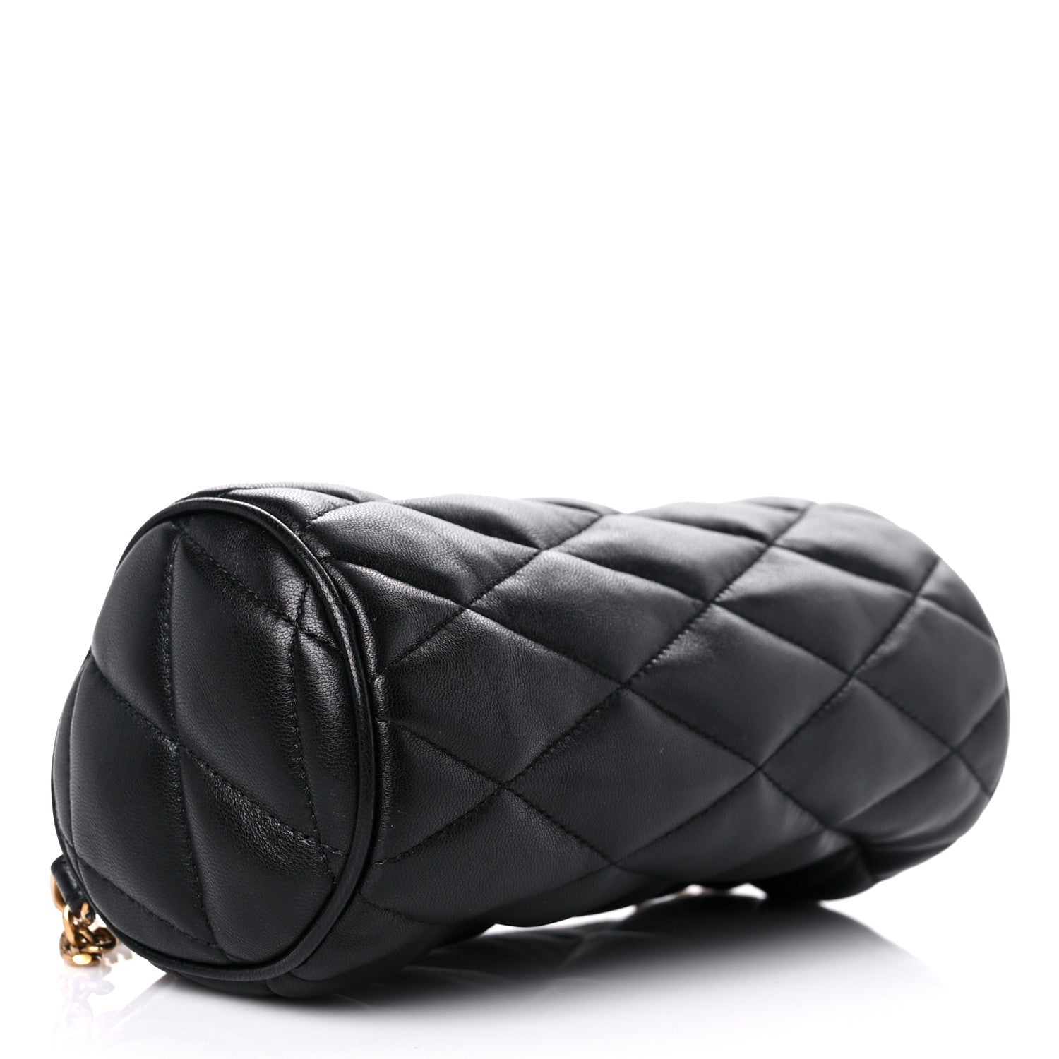 Saint Laurent Lambskin Monogram Mini Sade Tube Bag Black 4 of 10