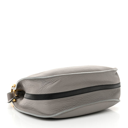 Chloe Grained Calfskin Small Hayley Hobo Cashmere Grey 4 of 12