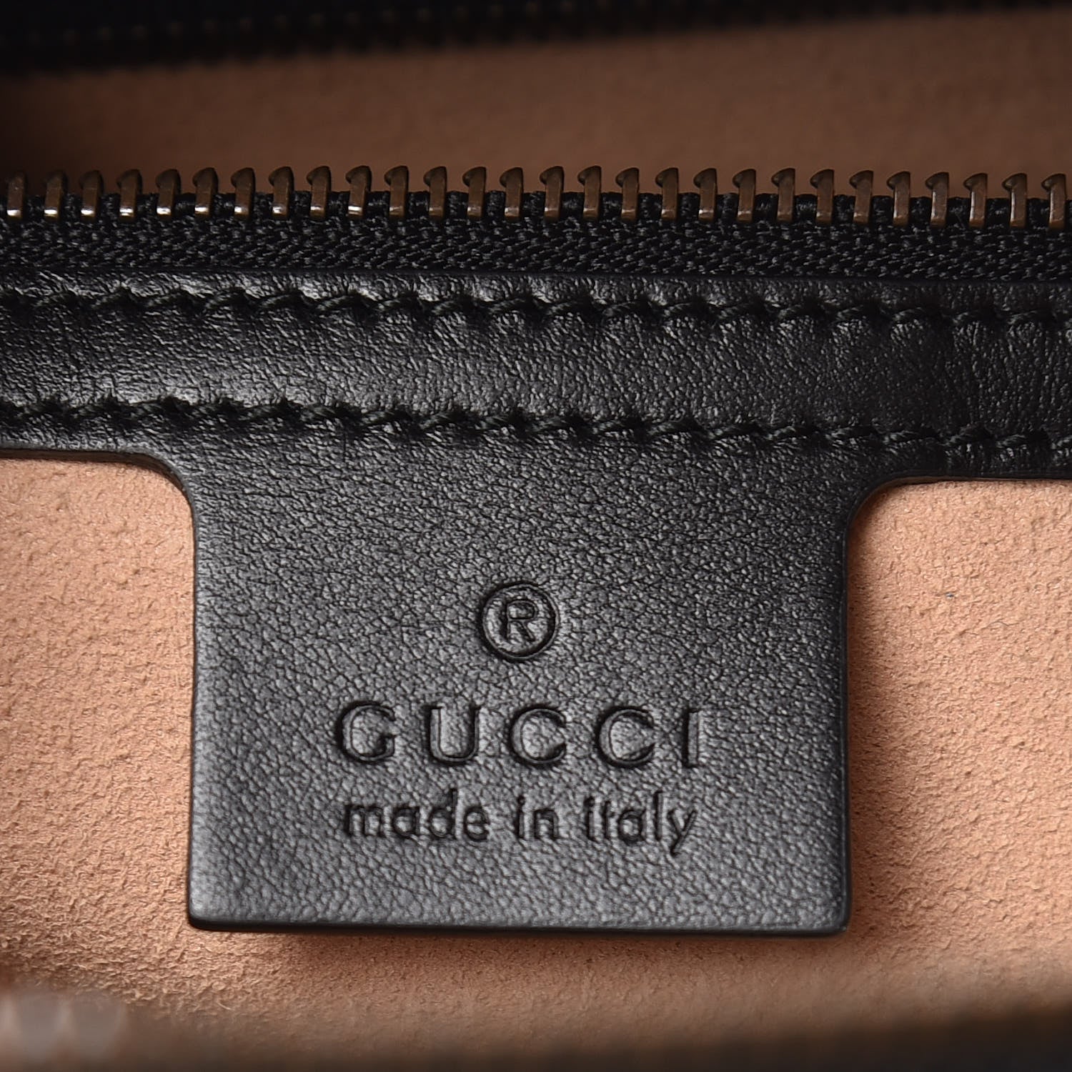 Gucci Calfskin Matelasse Sylvie Web Small GG Marmont Top Handle Shoulder Bag Black 6 of 9