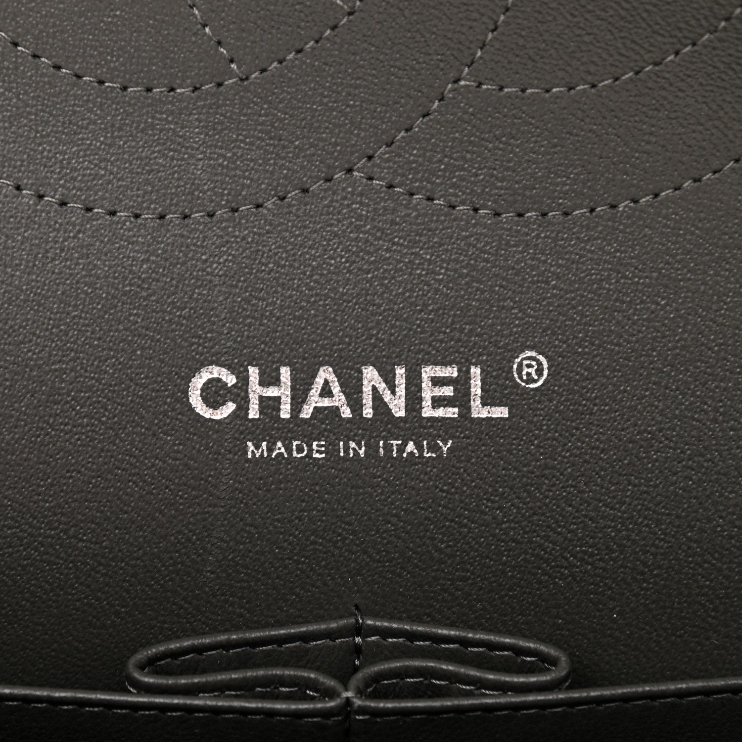 Chanel Lambskin Quilted Jumbo Double Flap Dark Grey 6 of 13