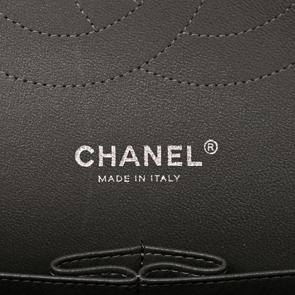 Chanel Lambskin Quilted Jumbo Double Flap Dark Grey 6 of 13