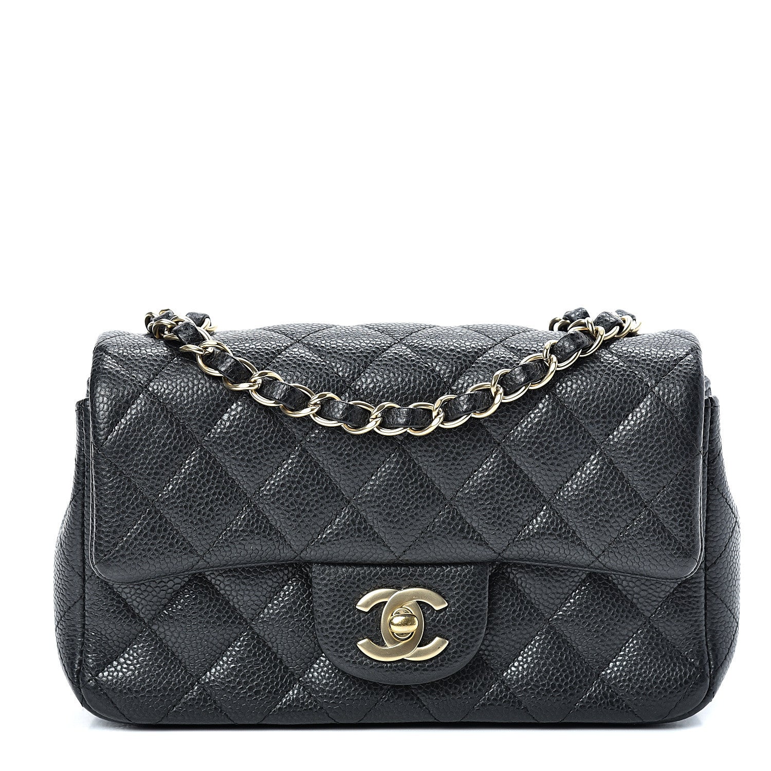 Chanel Caviar Quilted Mini Rectangular Flap Black 1 of 10
