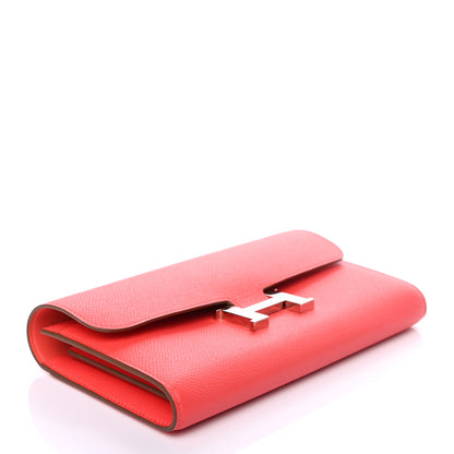 Hermes Epsom Constance Long Wallet Bougainvillea 4 of 7