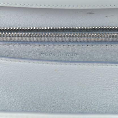 Celine Spazzolato Calfskin Medium Classic Box Flap Bag Glacier 7 of 12