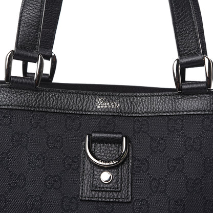 Gucci Monogram Large Abbey Tote Black 10 of 10