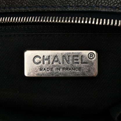 Chanel Caviar Stitched Outdoor Ligne Hobo Black 6 of 10