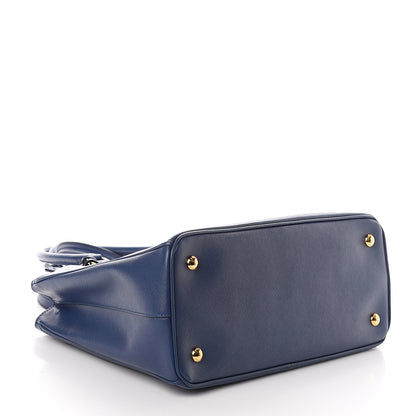 Prada Saffiano Lux Medium Tote Bluette 3 of 7