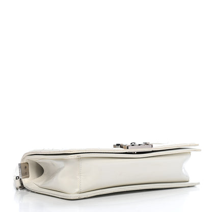 Chanel Glazed Calfskin Medium Boy Flap White 3 of 10