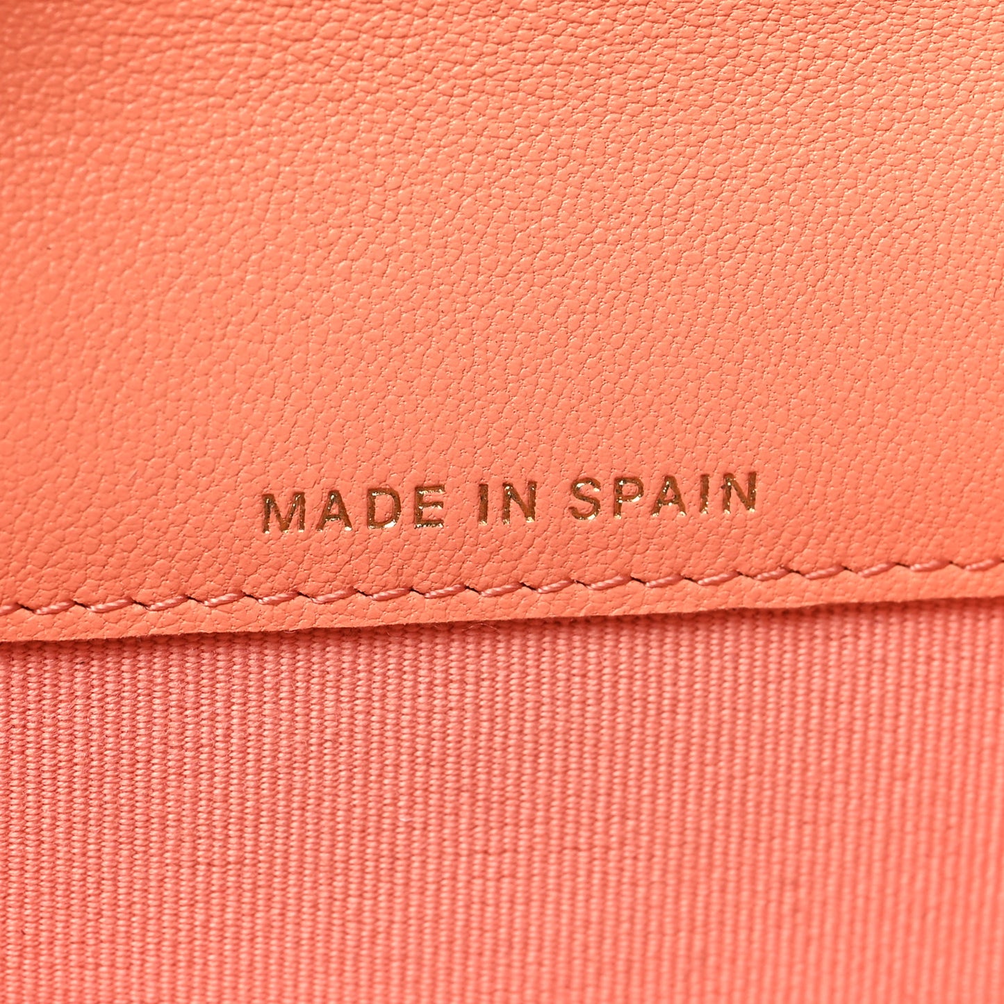 Lambskin Quilted Chanel 19 Flap Card Holder Light Orange
