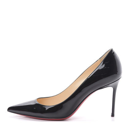 Christian Louboutin Patent Decollete 554 85 Pumps 37 Black 1 of 12