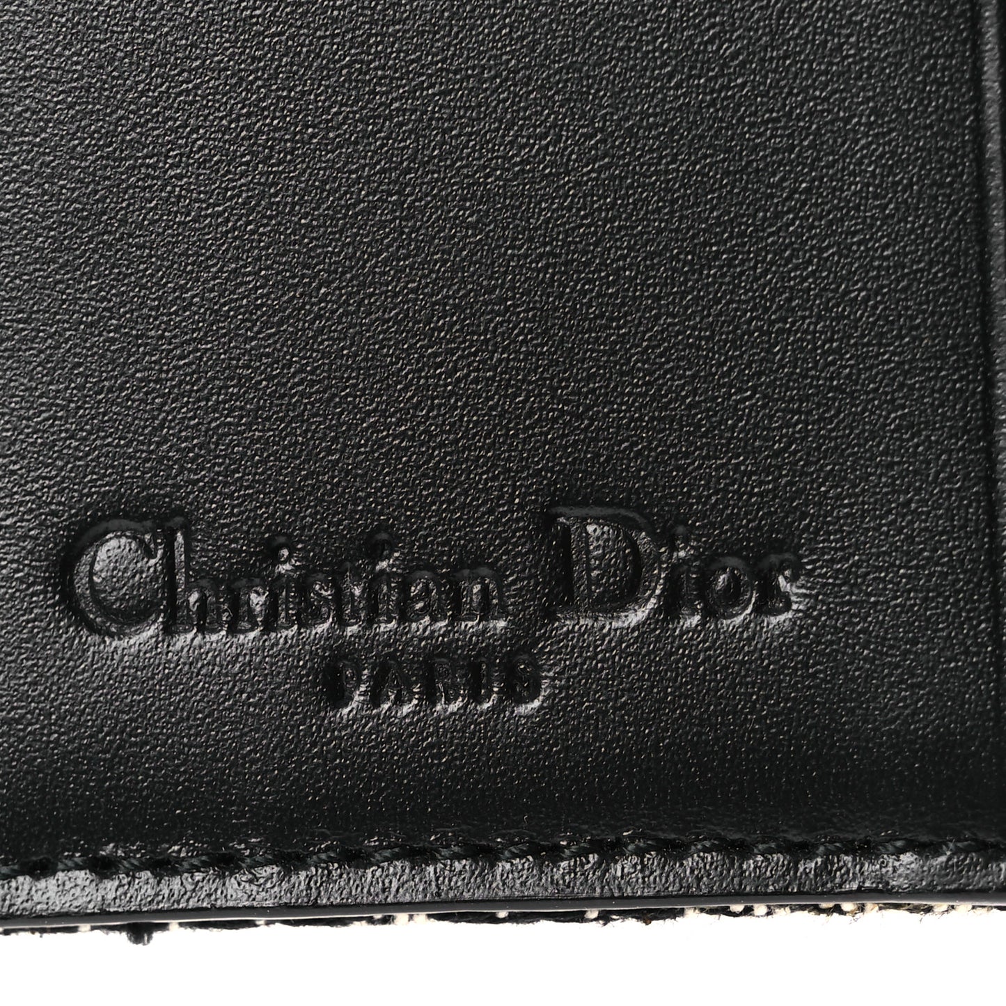 Monogram Compact Saddle Wallet Black