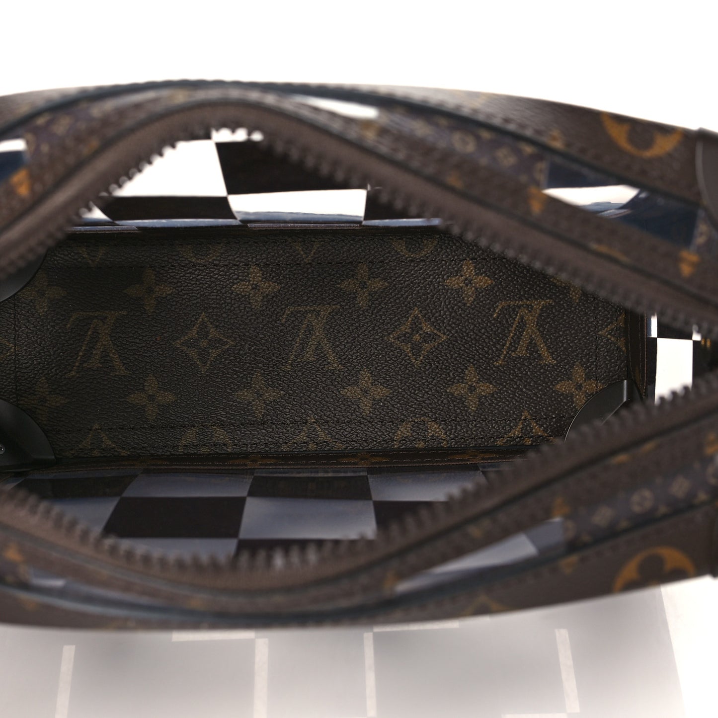 PVC Monogram Chess Soft Trunk