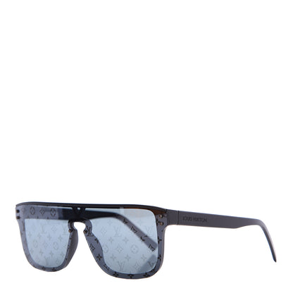 Louis Vuitton Acetate LV Waimea Square Sunglasses Z1082W Black 1 of 7