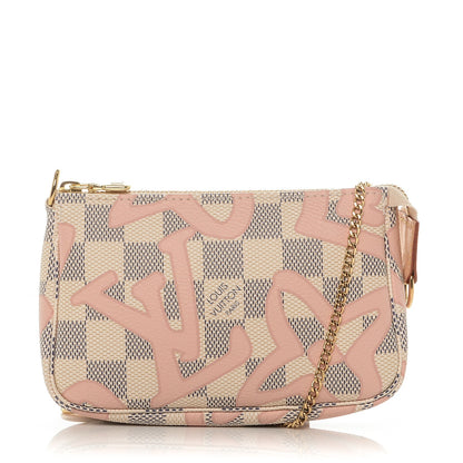 Louis Vuitton Damier Azur Tahitienne Mini Pochette Accessories 1 of 6