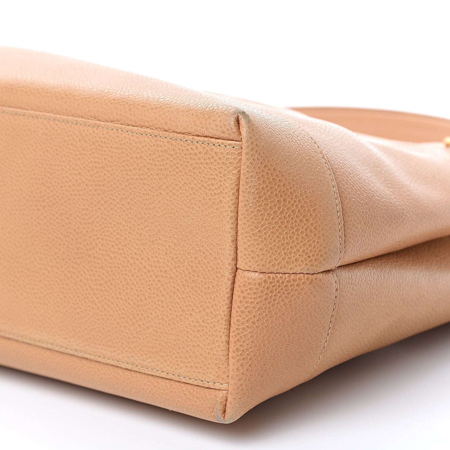 Caviar CC Shoulder Bag Beige