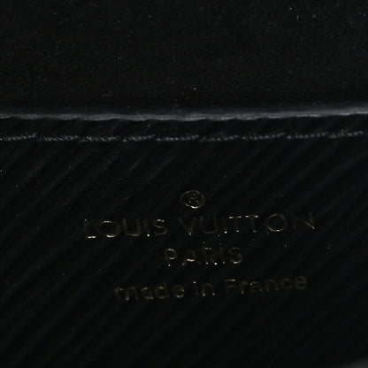 Louis Vuitton Epi Twist Braided Strap Shoulder Bag MM Black 6 of 9
