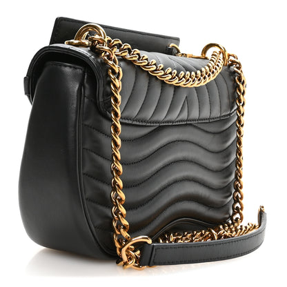 Louis Vuitton Calfskin New Wave Chain PM Black 2 of 9
