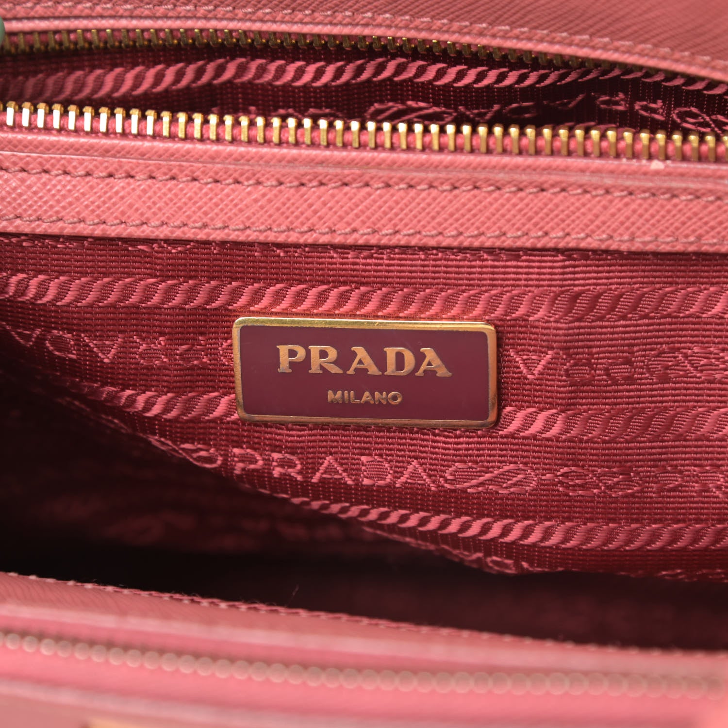 Prada Saffiano Small Galleria Double Zip Tote Tamaris 8 of 22