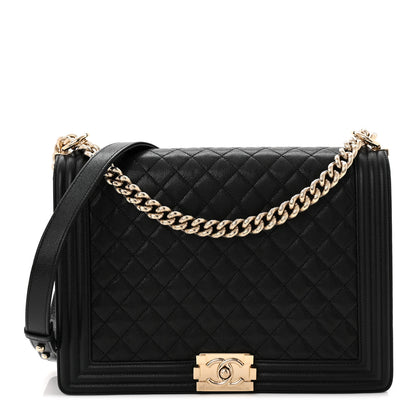 Chanel Caviar Quilted Large Boy Flap Black 1 of 10