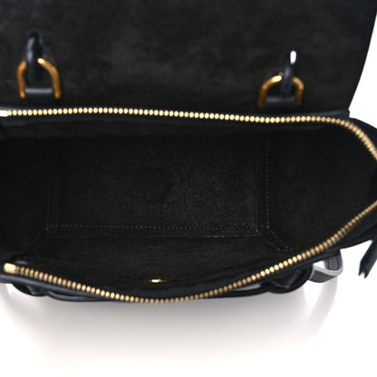 Celine Grained Calfskin Nano Belt Bag Black 5 of 9