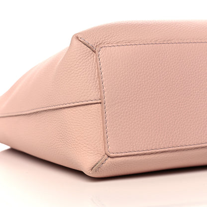 Burberry Grainy Calfskin Remington Tote Pale Ash Rose 4 of 12