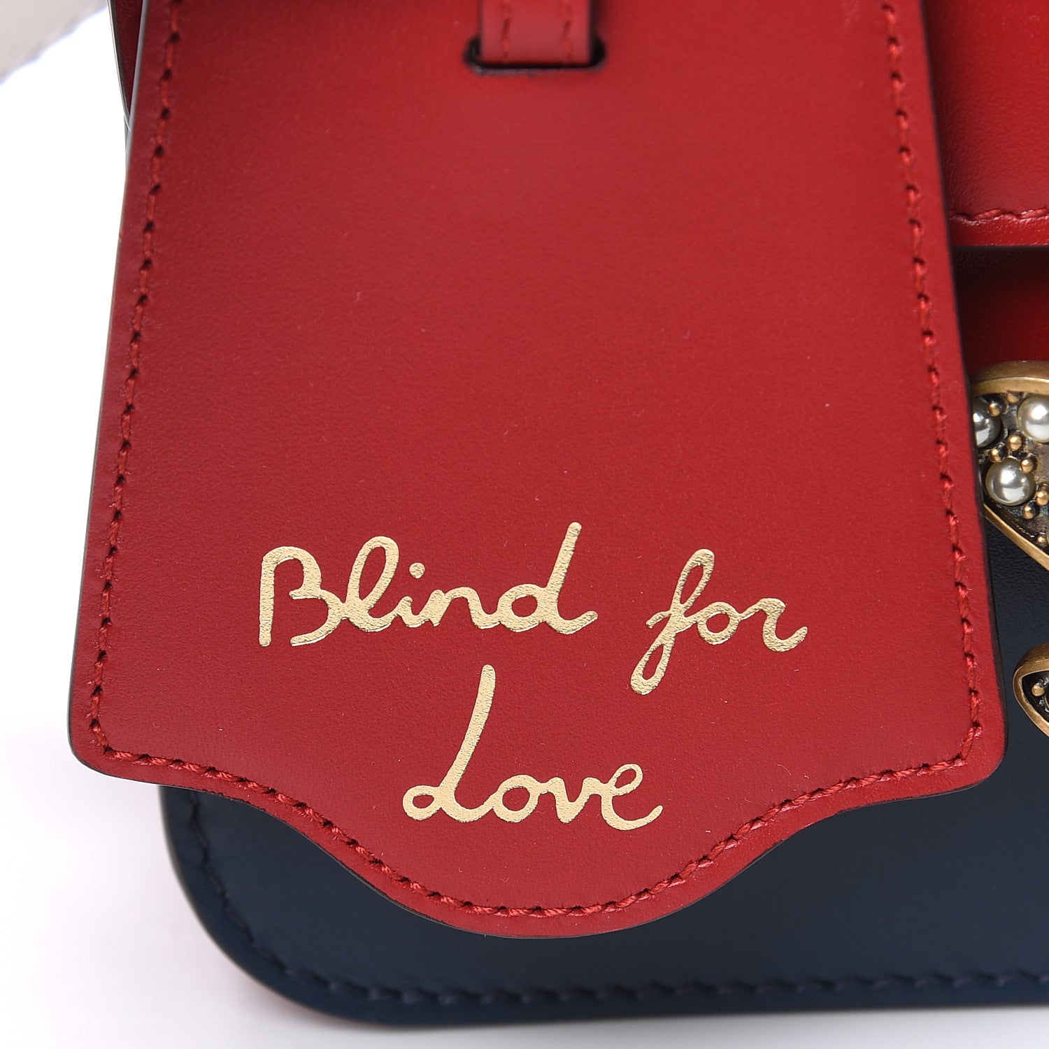 Gucci Calfskin Sylvie Web Queen Margaret Shoulder Bag Blue Agata Hibiscus Red Mystic White 9 of 11