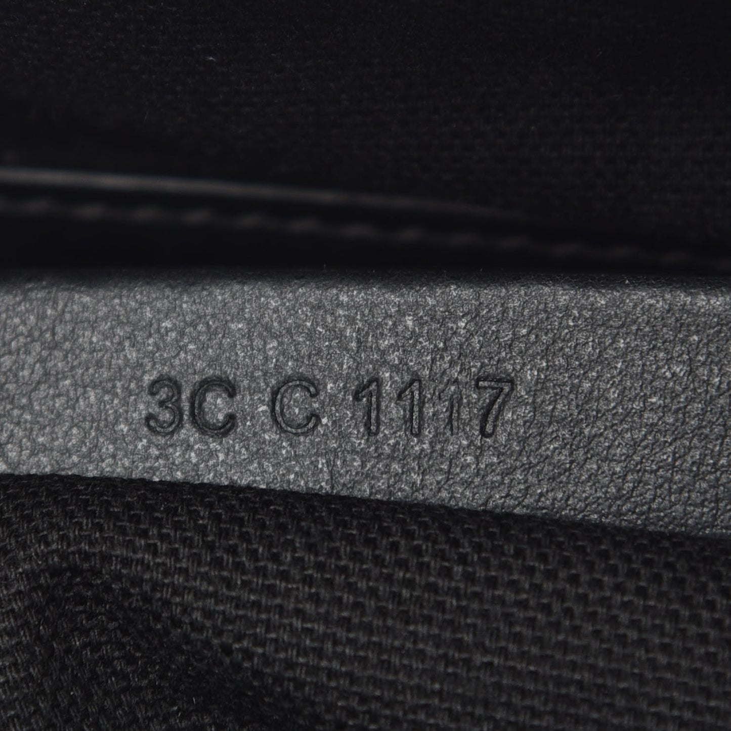 Calfskin Geometric Embossed Small Antigona Black