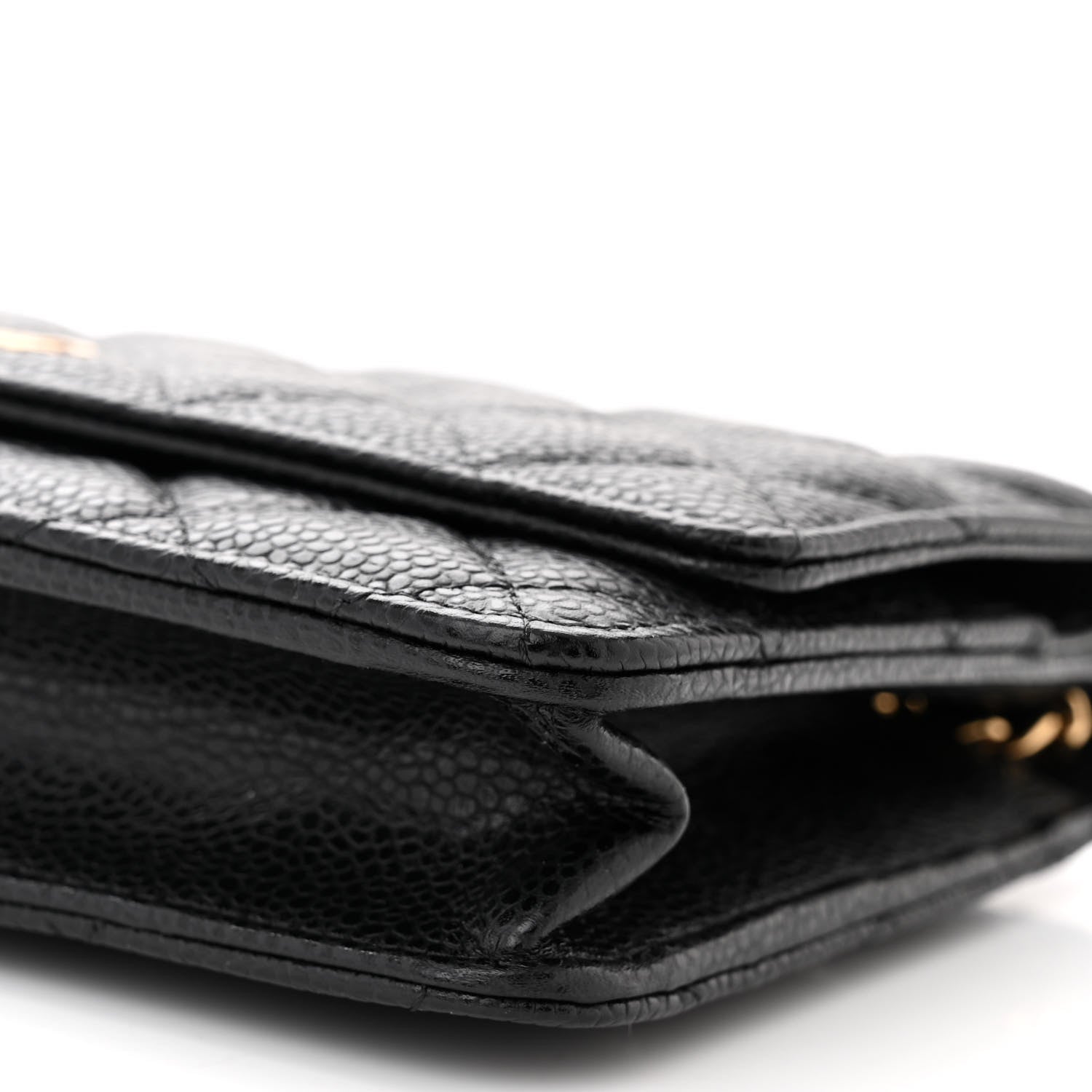 Chanel Caviar Quilted Wallet on Chain WOC Black 11 of 12