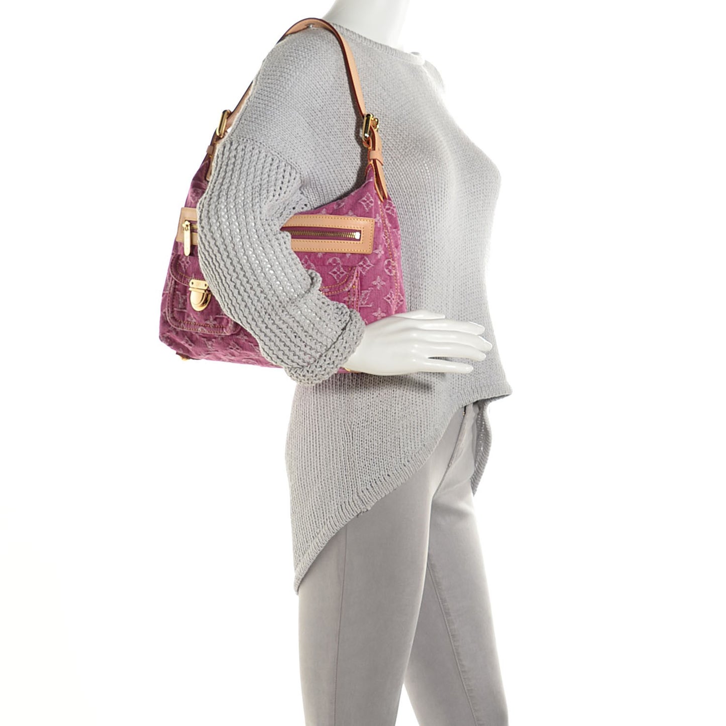 Denim Baggy PM Fuchsia