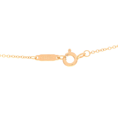 Tiffany 18K Yellow Gold Mini Bow Pendant Necklace 5 of 6