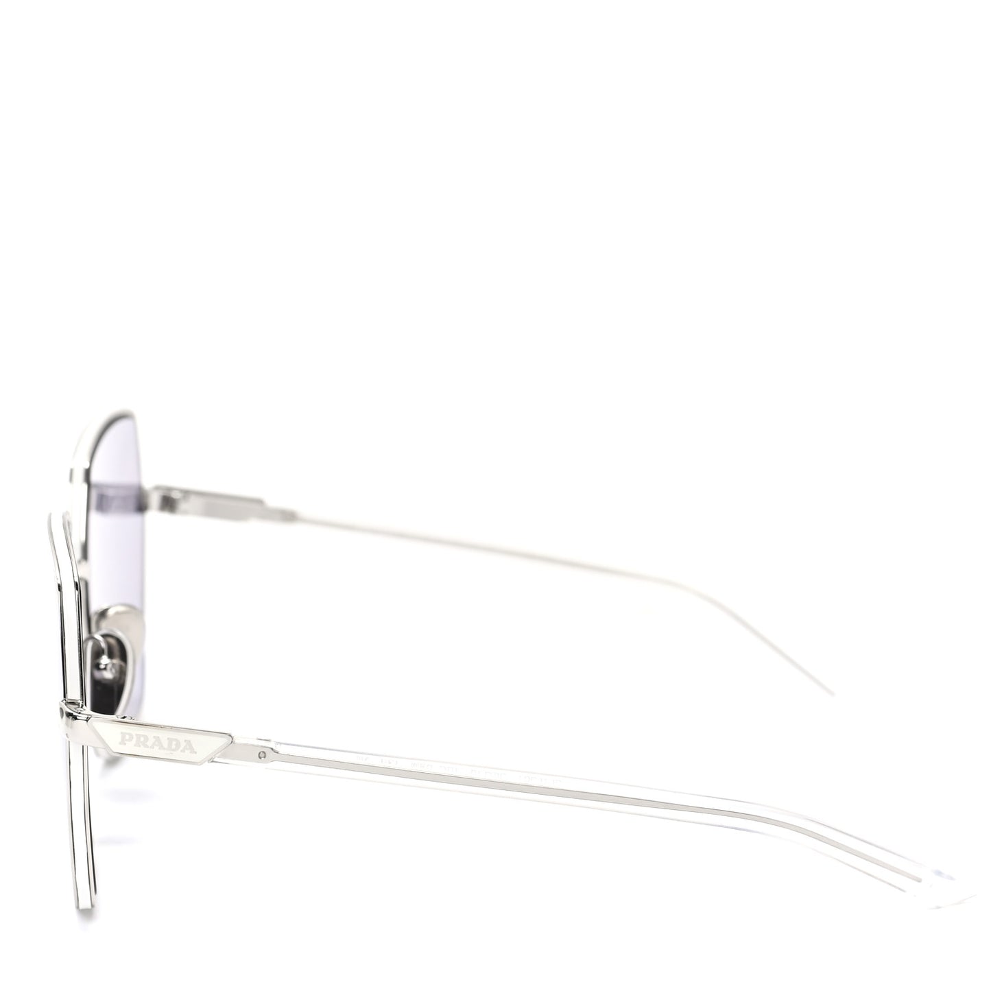 Geometric Sunglasses PR 56YS Silver White