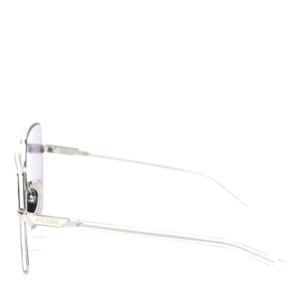 Prada Geometric Sunglasses PR 56YS Silver White 3 of 6