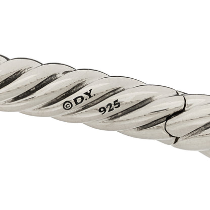 David Yurman Sterling Silver 17mm Pure Form Cable Bracelet 3 of 3